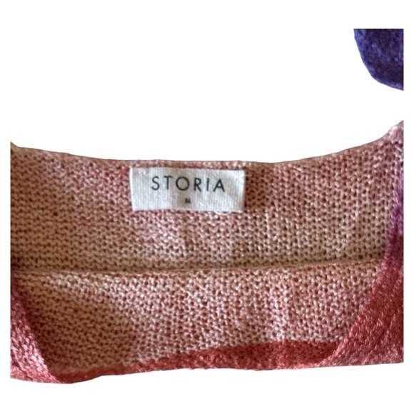 Storia Purple and Pink Sleeveless Tank Top - Picture 5 of 7